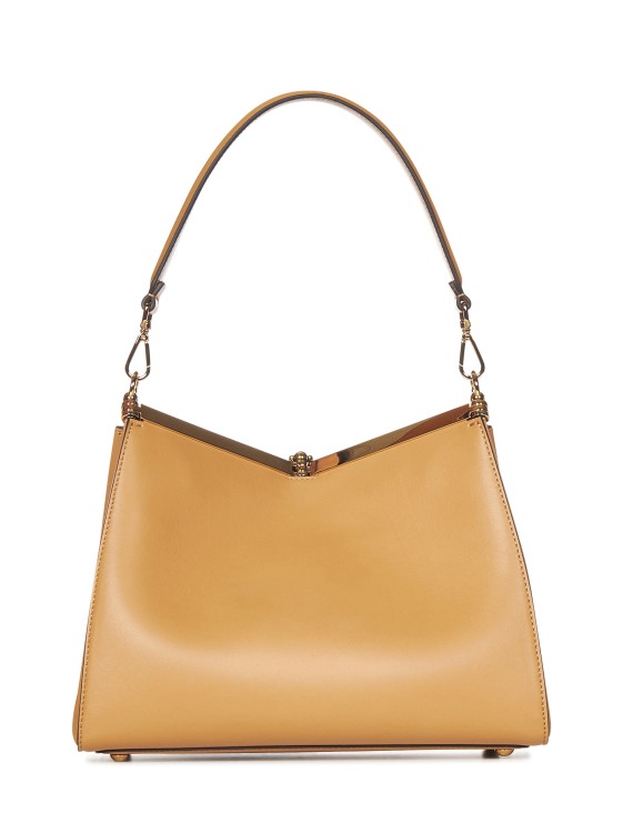 Shop Etro Medium Shoulder Bag In Brown
