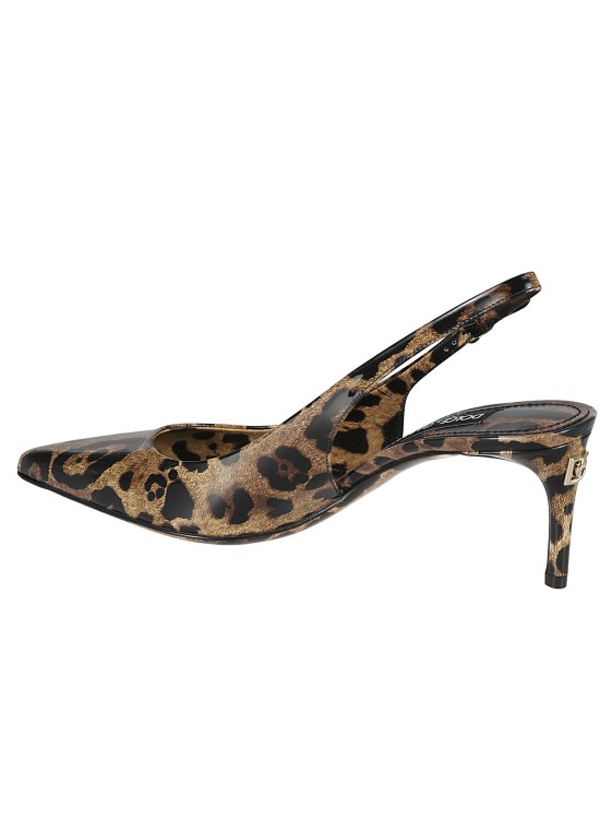 90mm Lollo Printed Leather Pumps