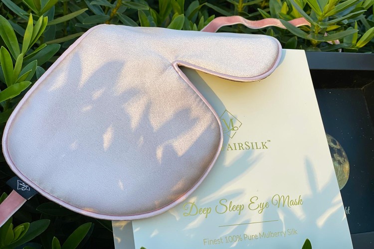 Shop Mayfairsilk Precious Pink Silk Sleep Mask - 22 Momme Mulberry Silk