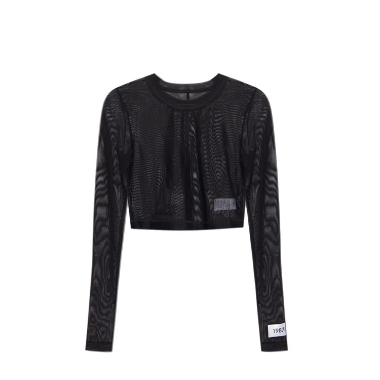 Shop Dolce & Gabbana X Kim Transparent Top In Black