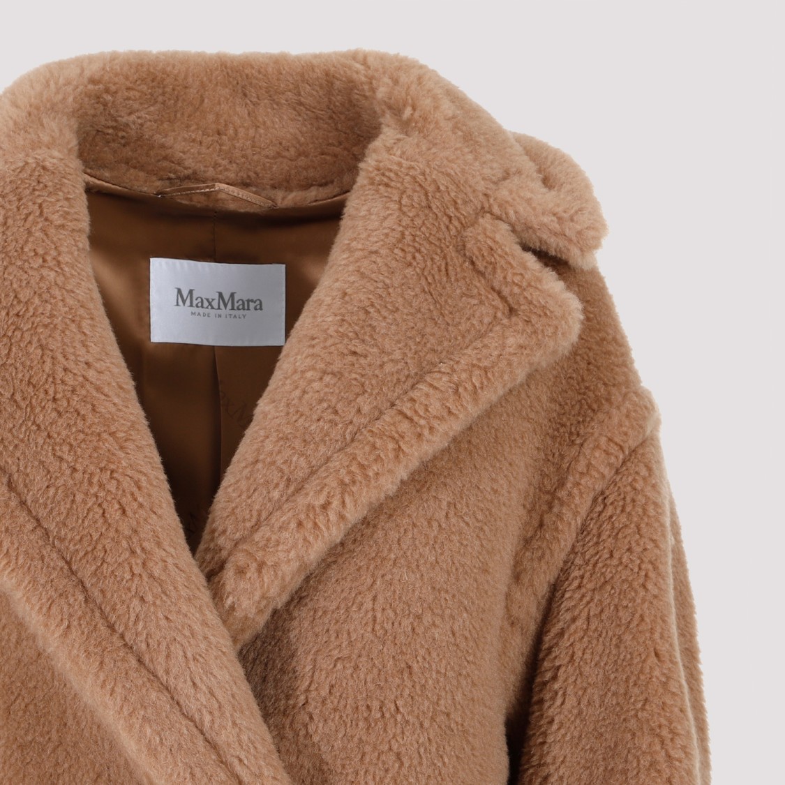 Max Mara Maxmara Teddy Bear Icon Coat Camel In Brown