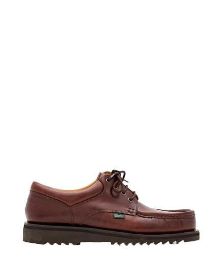 PARABOOT THIERS BROWN PIPED SEAM DERBY