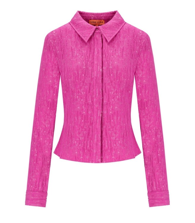 Shop Stine Goya Lilla Fuchsia Shirt In Pink