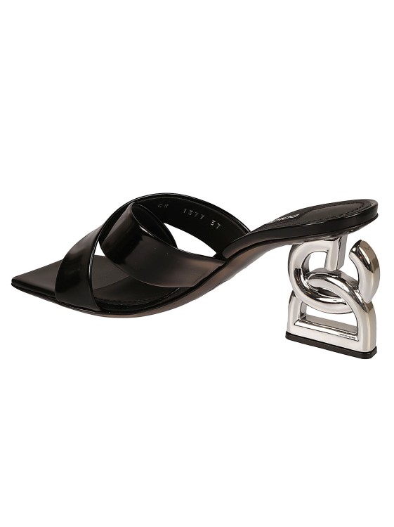 Shop Dolce & Gabbana Logo-heel Mules In Black