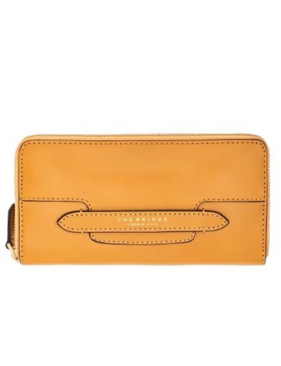 The Bridge Yellow Leather Wallet