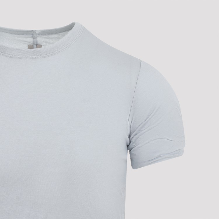 Shop Rick Owens Pale Blue Cotton T-shirt