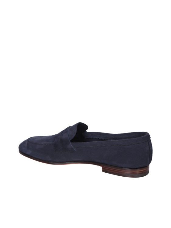 Shop Church's Suede Leather Loafer In Black