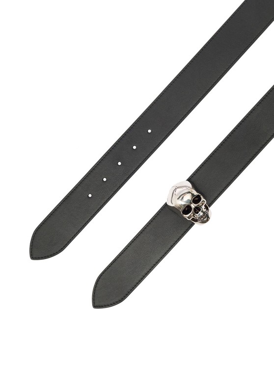Alexander Mcqueen 4cm Teschio In Black