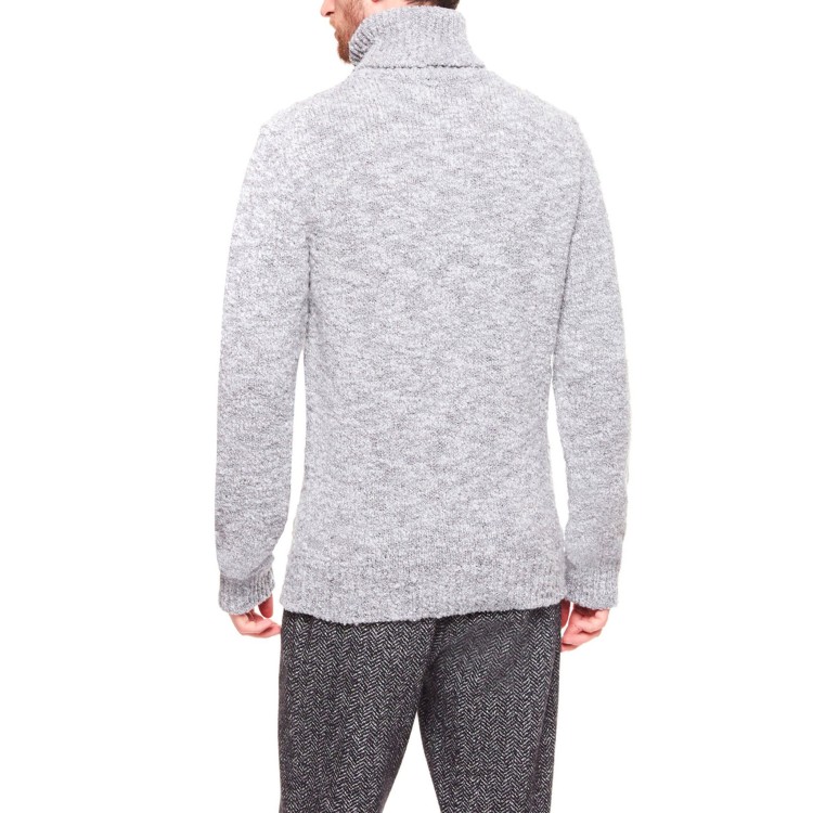 Shop Dolce & Gabbana Wool Turtleneck Sweater In White