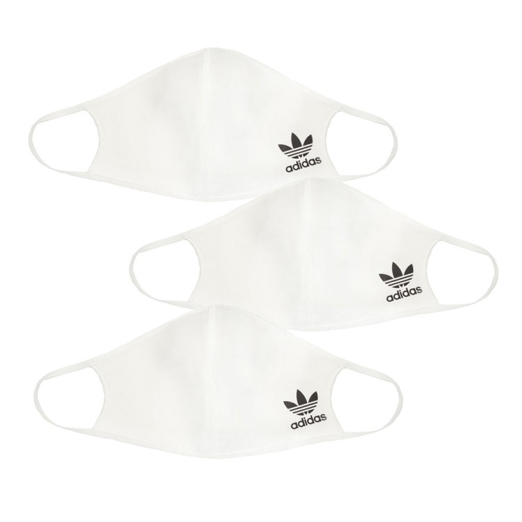 Adidas Originals Face Masks 3 Pack - White