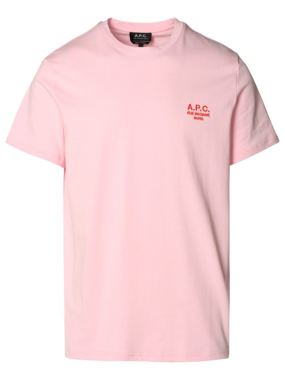 Shop Apc T-shirt Raymond In Pink