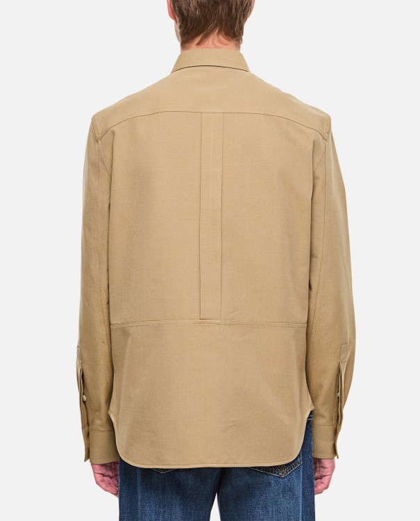Alexander Mcqueen Alexander Mc Queen Overshirt With Flap Pockets In Brown