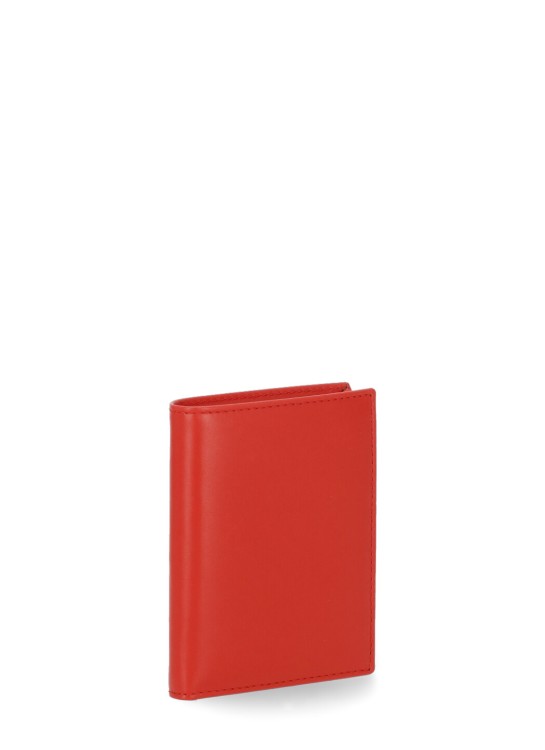 Shop Comme Des Garçons Leather Wallet In Red