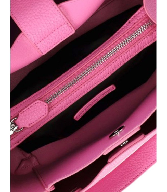 Shop Emporio Armani Charm Pink Handbag