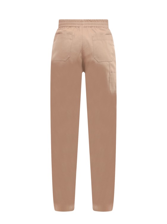 Shop Apc Cotton And Wool Trouser With Elastic Waistband In Pink