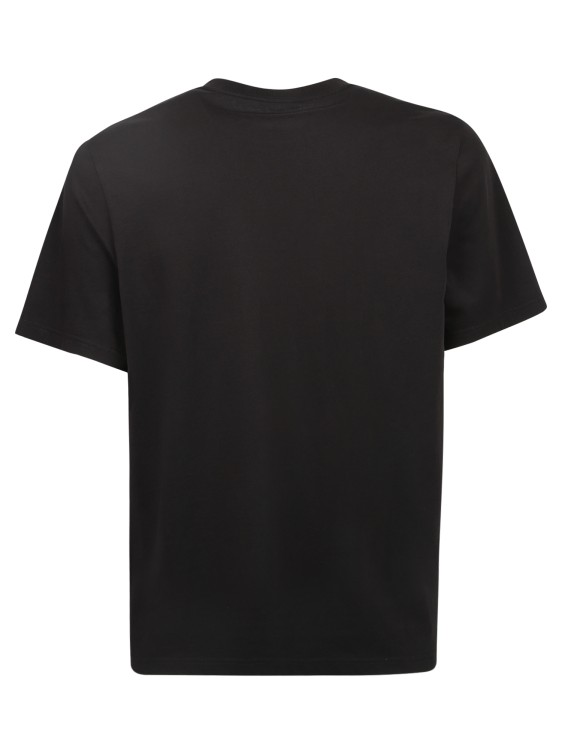 Shop Martine Rose Logo-print T-shirt In Black