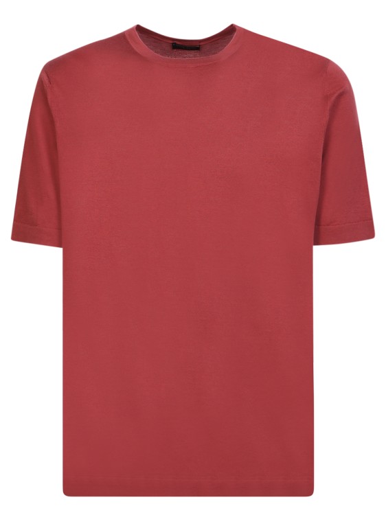 Dell'oglio Crock Cotton T-shirt In Red