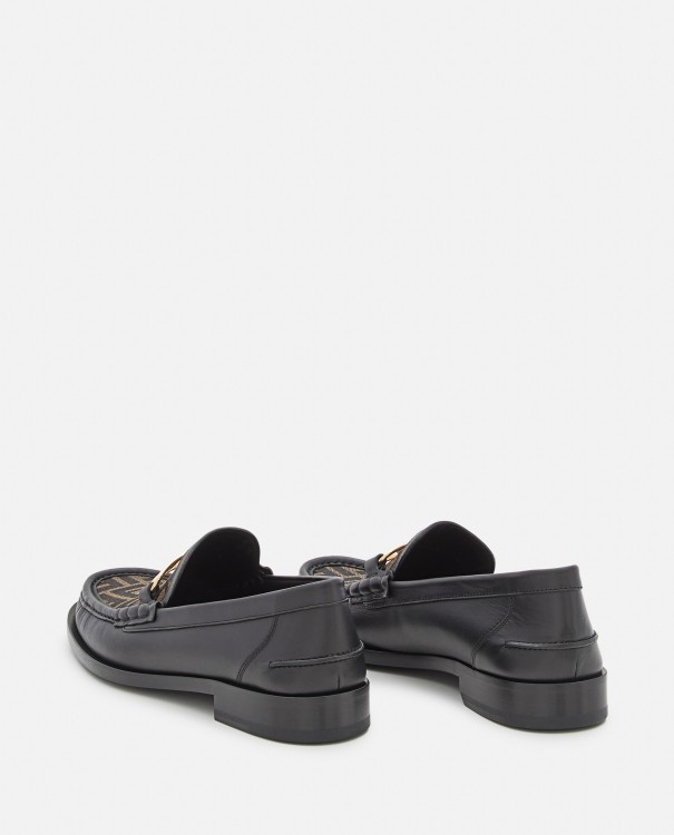 Shop Fendi Olock Loafers In Black