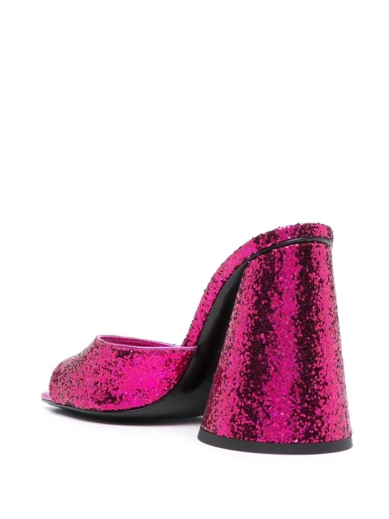 Shop Attico Luz Pink Mules Shoes