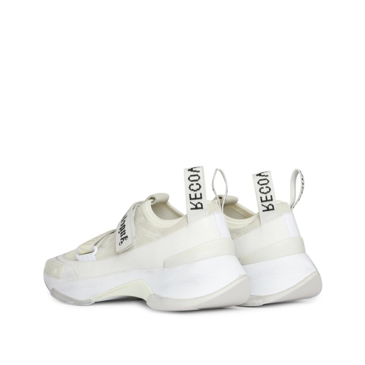 Shop Palm Angels White Logo Sneakers