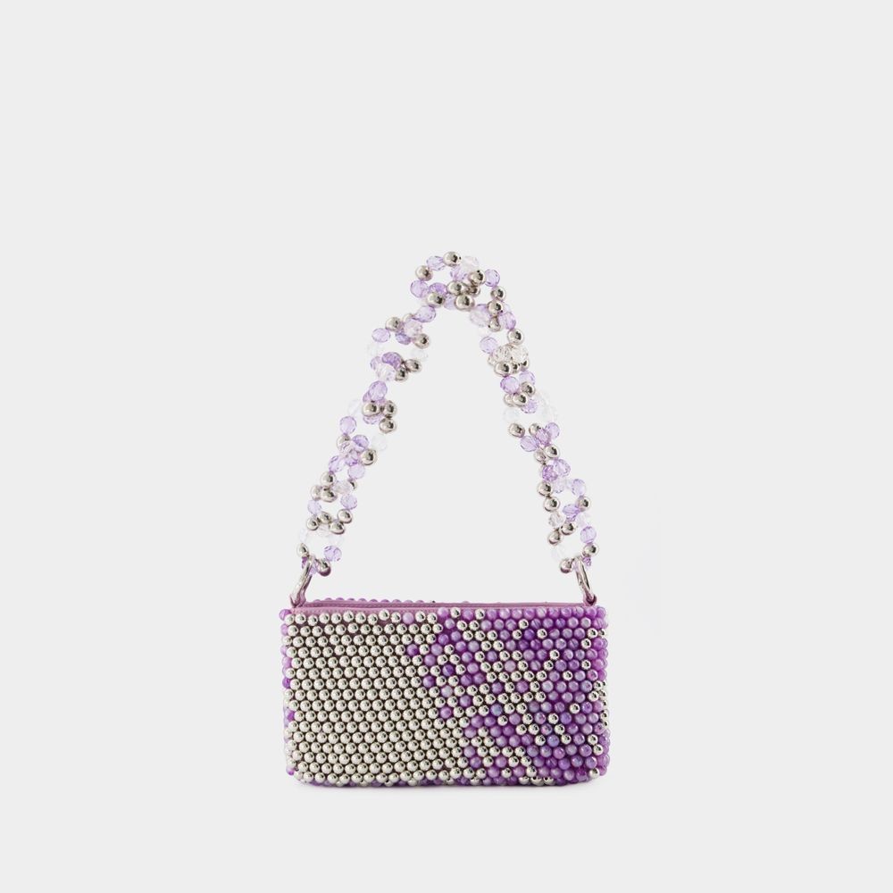 Germanier Zippered Shoulder Bag In Multicolor