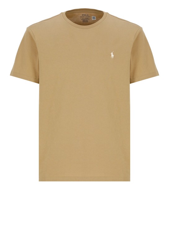 Polo Ralph Lauren Polo Pony Cotton T-shirt In Brown