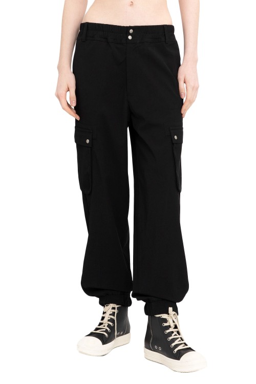 THOM KROM STRETCH RAYON VISCOSE BAGGY CARGO TROUSERS