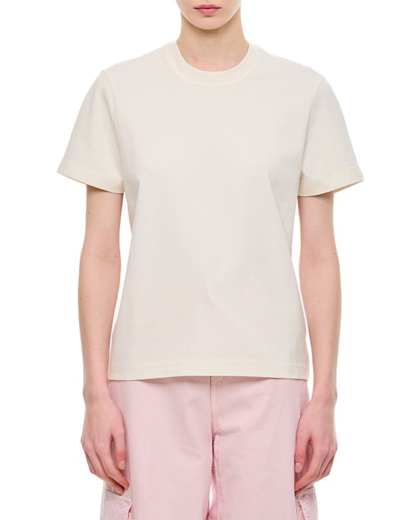 Bottega Veneta Cotton T-shirt In Neutrals