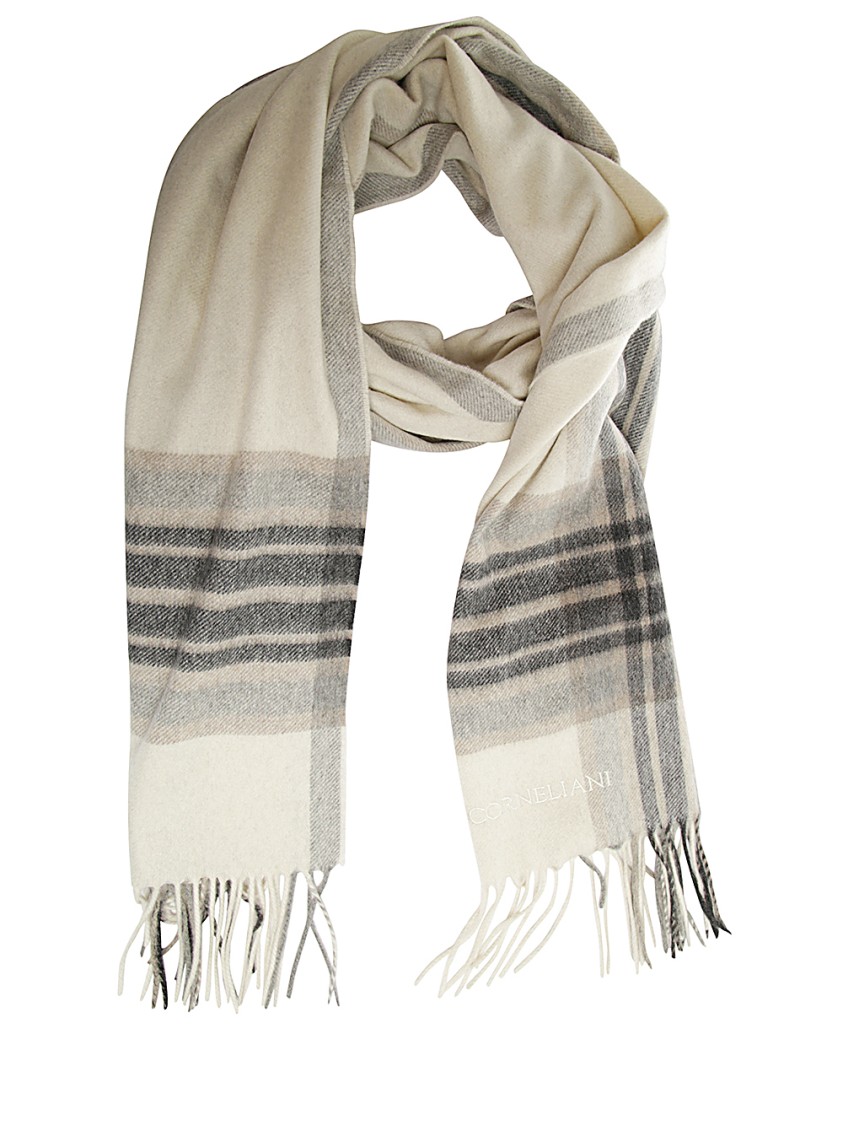 Corneliani Scarfs In Neutrals