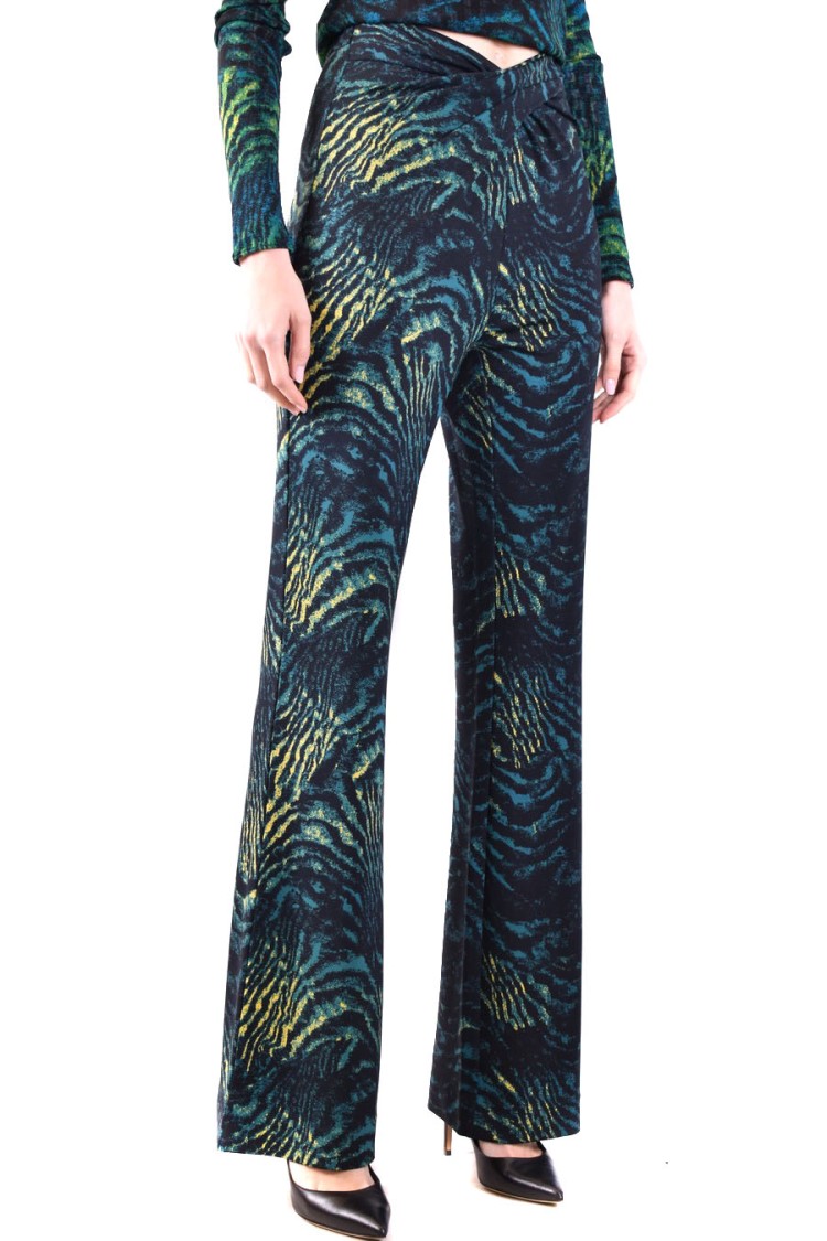 Diane Von Furstenberg Trousers In Multicolor