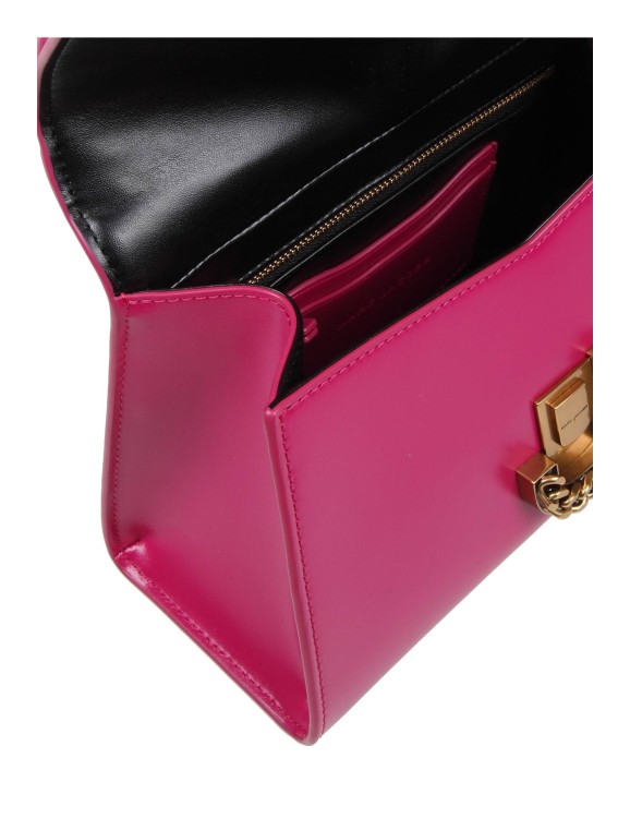 Shop Marc Jacobs The Top Handle In Lipstick Leather In Pink