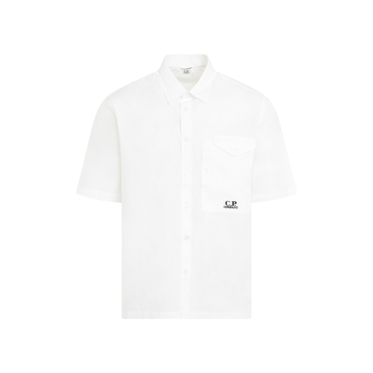 Shop C.p. Company White Cotton Ss Shirt
