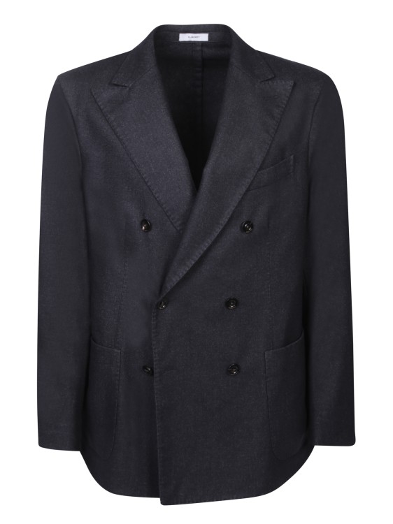 Boglioli Wool-blend Jacket In Black