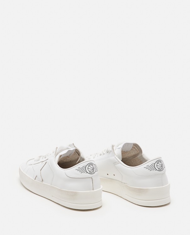 Shop Golden Goose White Front Lace-up Sneakers